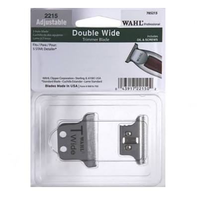 Wahl Double Wide T-Blade Set For Detailer Trimmer - WA2215